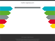 Tablet Screenshot of maths-express.com